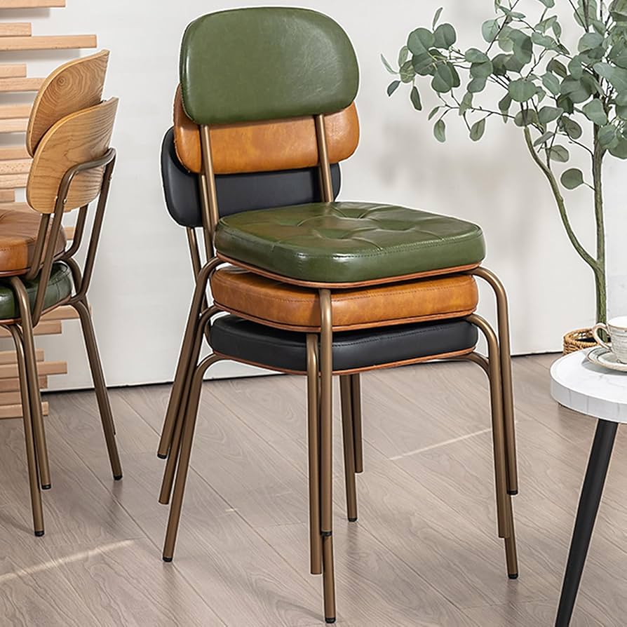 AREA 革ダイニングチェア ダイニングチェア ラウンドチェア ヴィンテージ 合皮 アーマー